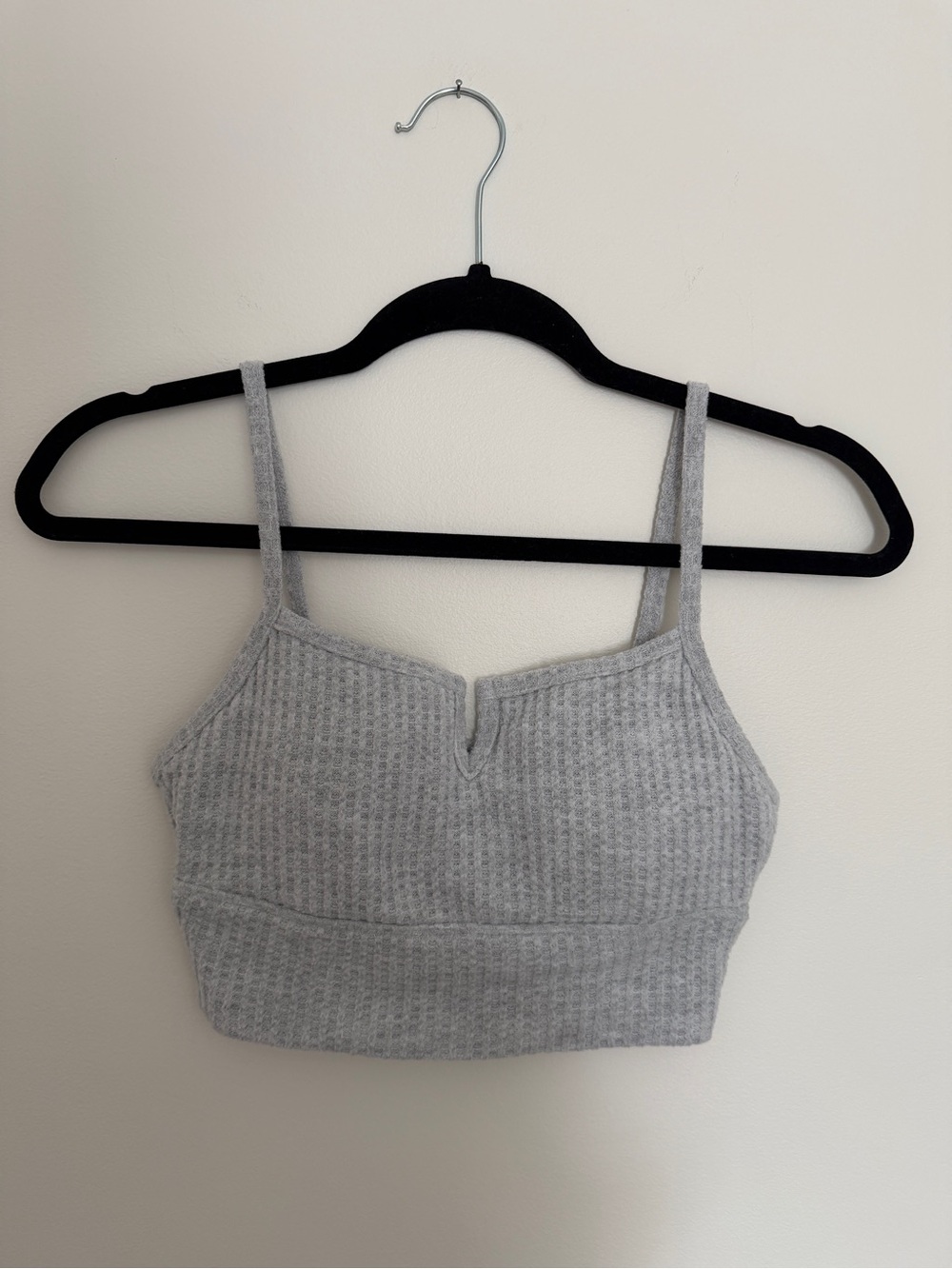 Gilly Hicks Grey Waffle Bralette - Small